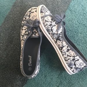 Floral Tennis Shoes